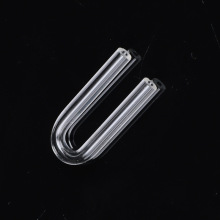 石英管异形小U型高硼硅玻璃弯管可承受高温石英制品实验器材石英