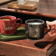 Ceramic underglaze color hand-painted cute cat mug drinking cup couple microwave breakfast cup oatmeal cup