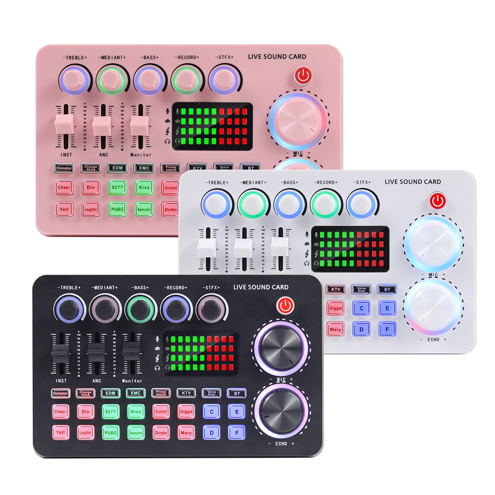 English Bm800 Microphone M1 Sound Card Cross-Border Computer Recording Stand Live Podcast Equipment Complete Set