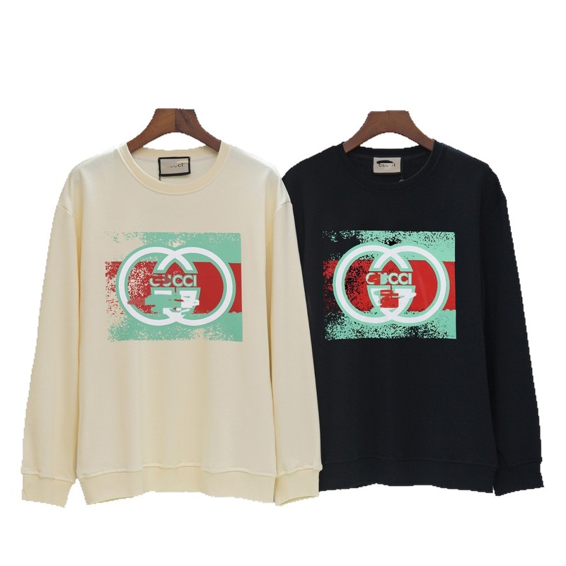 跨境新款古GU满印奇CCI魔术贴连帽卫衣网红上衣衣服长袖上衣外套|undefined