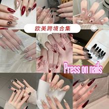 PRESS ON NAILS�ֹ������׳�������ŷ���¿��԰�è���������׼�Ƭ