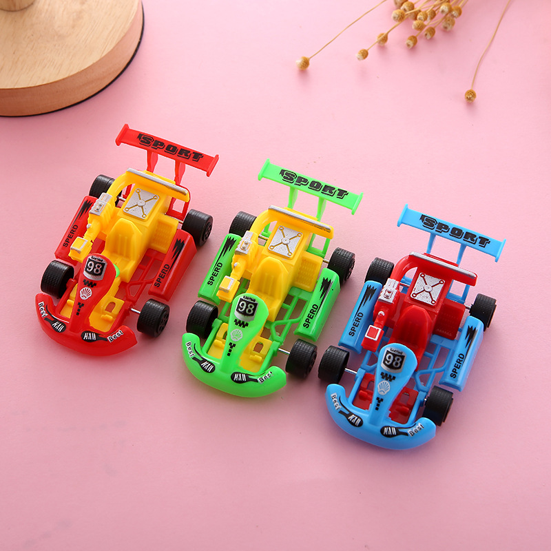Tire hacia atrás Kart modelo de coche de simulación de juguete para niños coche de carreras de regalo estudiante de kindergarten al por mayor