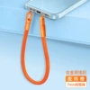 Double buckle bracelet [Emma Orange] 7mm thickened rope + free stainless steel clip
