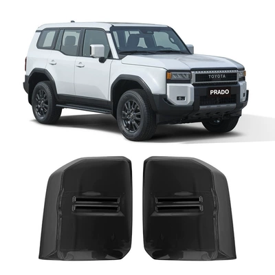 Suitable for 24 Prado Smoked Black Tail Lamp Shade New Toyota Bully LC250 Tail Lamp Decorative Frame Modification Accessories