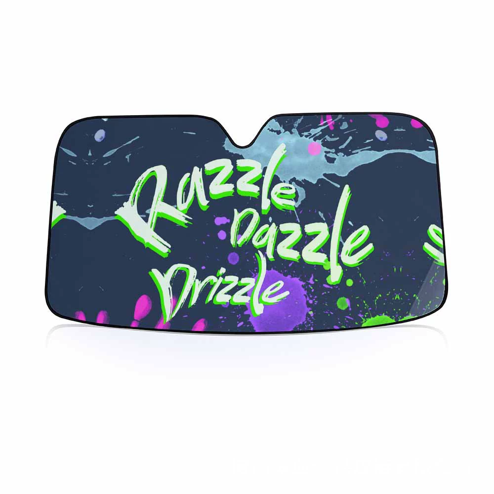 Автомобильный солнцезащитный козырек POD на заказ для Amazon и Etsy, хит продаж, защита от солнца и теплоизоляция, подходит для всех сезонов