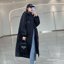 反季节断码宽松羽绒服女中长款2025新款收腰韩版过膝加厚潮