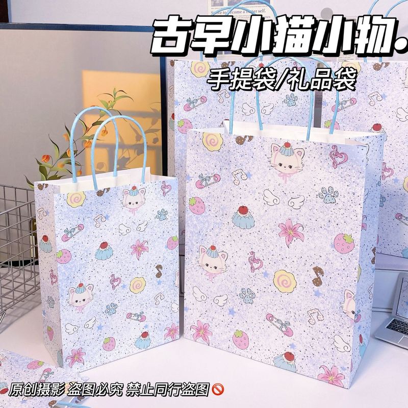 新款原创礼物袋大合集可爱少女礼品打包出物收纳手提礼物牛皮纸袋|undefined