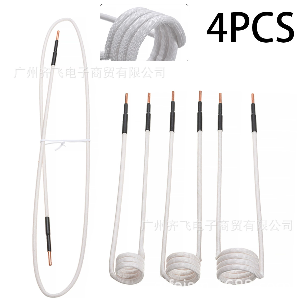 Электромагнитная индукционная нагревательная катушка нагреватель тепловая катушка медная катушка высокочастотная нагревательная катушка