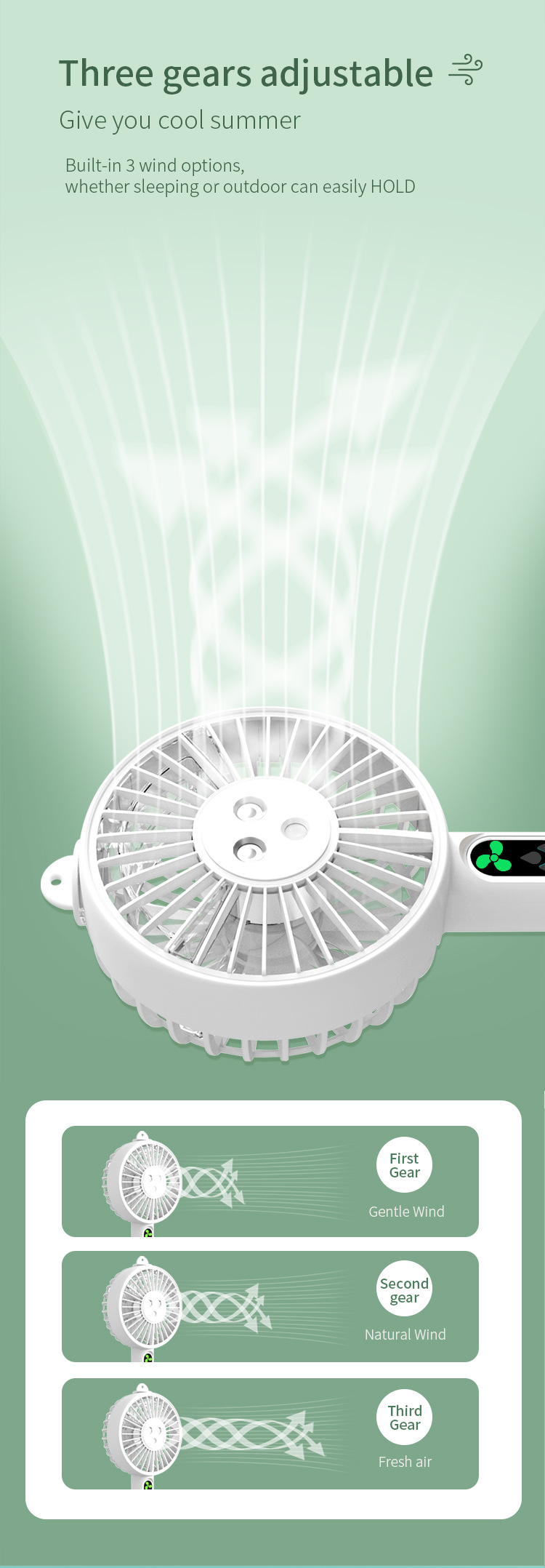 Tragbarer Handventilator Mit Doppelsprühfunktion Für Den Sommer_voghion.com
