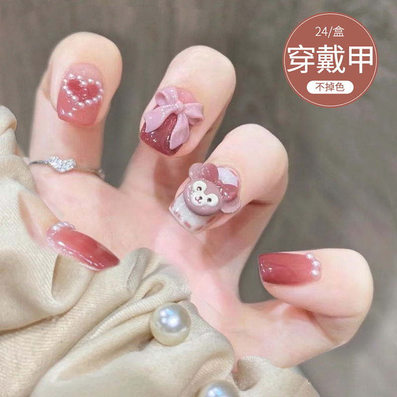 D020 Fake Nail Patch Cute Cartoon Love Mickey Mouse Nail Wear Nail Patch Nail Patch Nail Patch Finished Nail D020 Fake Nail Patch Cute Cartoon Love Mickey Mouse Nail Wear Nail Patch Nail Patch Nail Patch Finished Nail