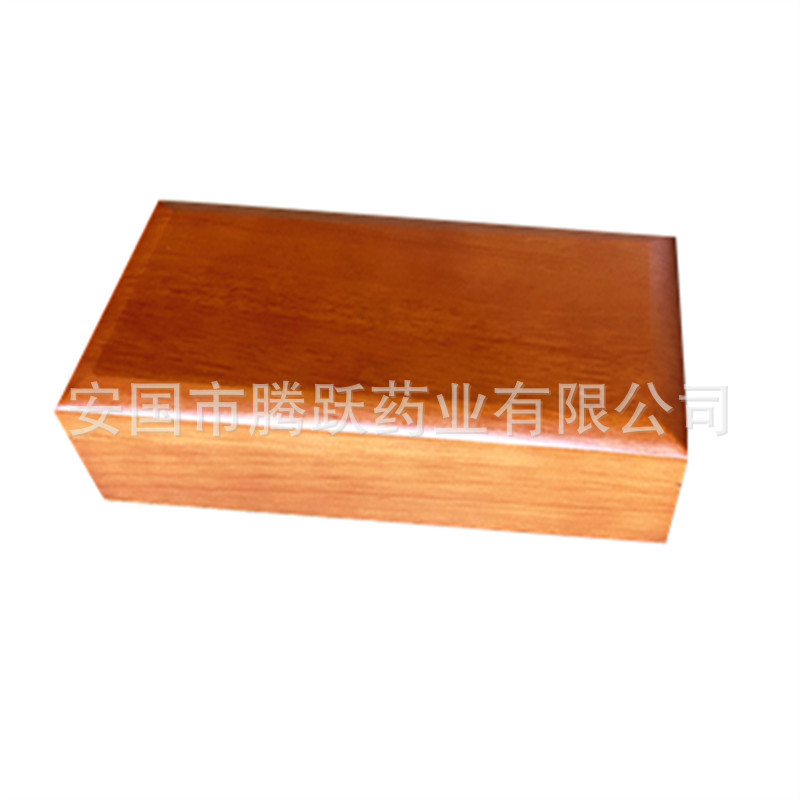 Brocade Gift Box Empty Wooden Display Case 10 Holes 2.7cm Diameter for Herbal Tea Balls and Small Jars in use