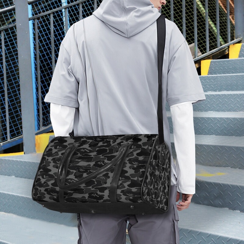 Tiktok-Style Bape Camouflage Pattern Printed Handbag, International Bestseller, Dropshipping Travel Bag Tiktok-Style Bape Camouflage Pattern Printed Handbag, International Bestseller, Dropshipping Travel Bag