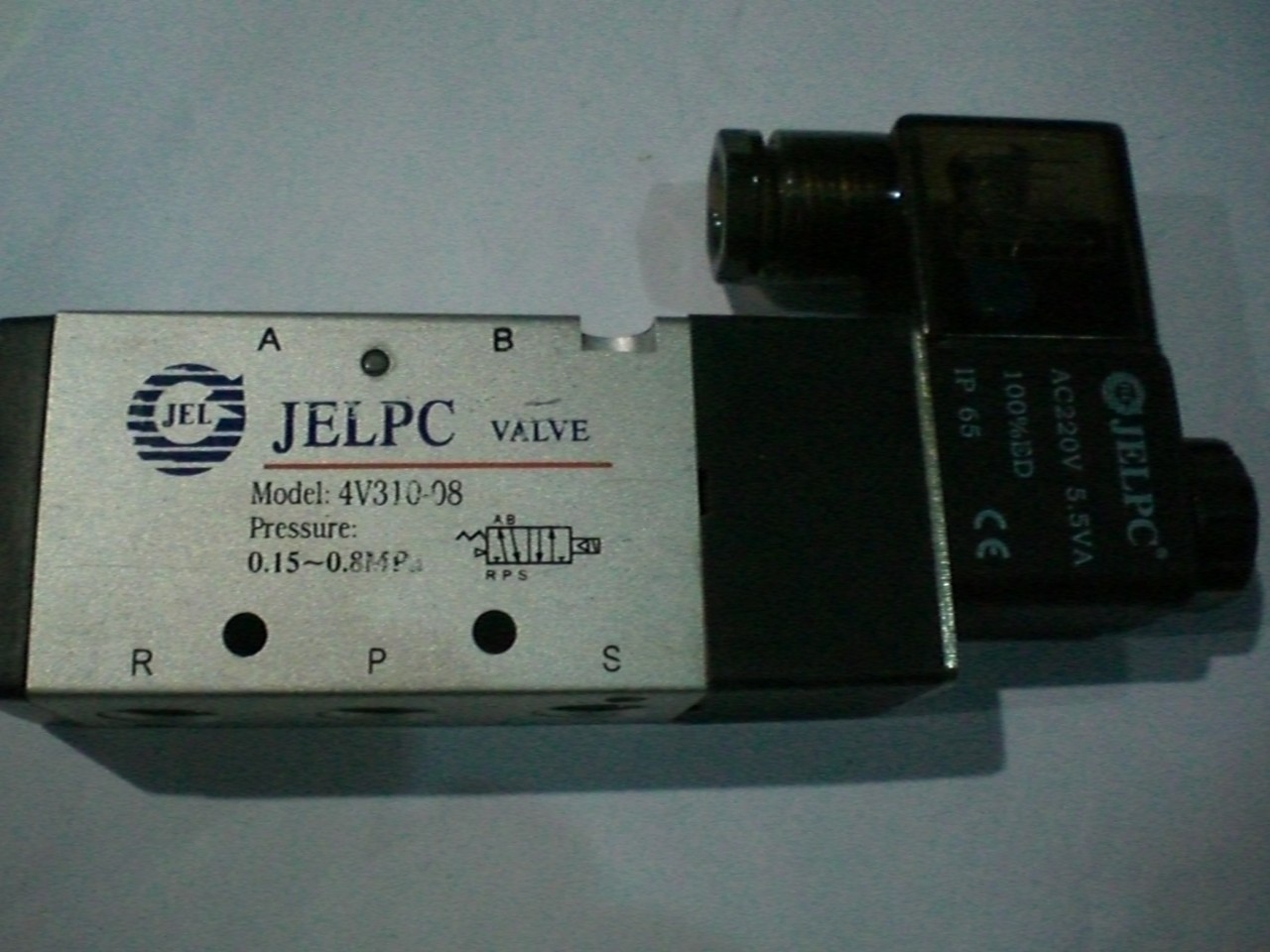 原装JELPC VALVE电磁阀4V210-08 Pressure:0.15-0.8Mpa 全新正品