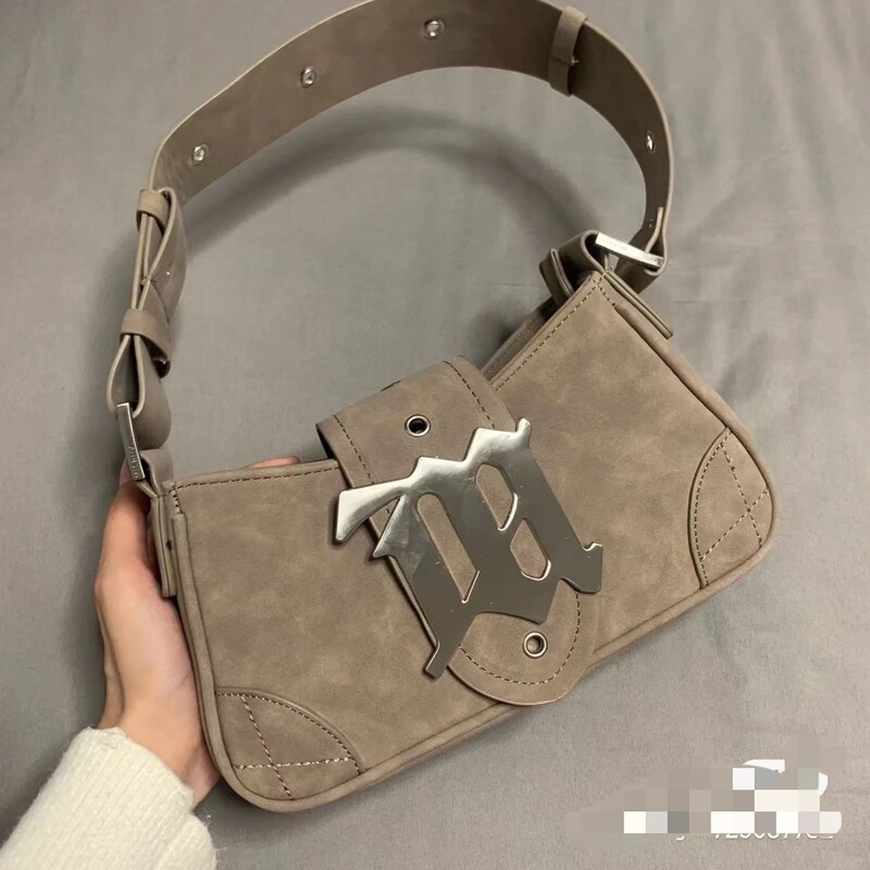 Little Red Book Internet Celebrity Niche Designer Vintage All-match Frosted Leather Shoulder Portable Small Bag 2022 New