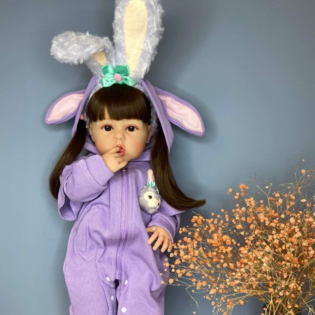 Npk60cm gran muñeca de plástico completo confiable Pared De pie comer dedo muñeca e-commerce suministro entrega de una sola pieza