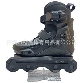工厂直供专业极限轮滑鞋特技鞋高品质溜冰鞋可调节尺码特技轮滑鞋