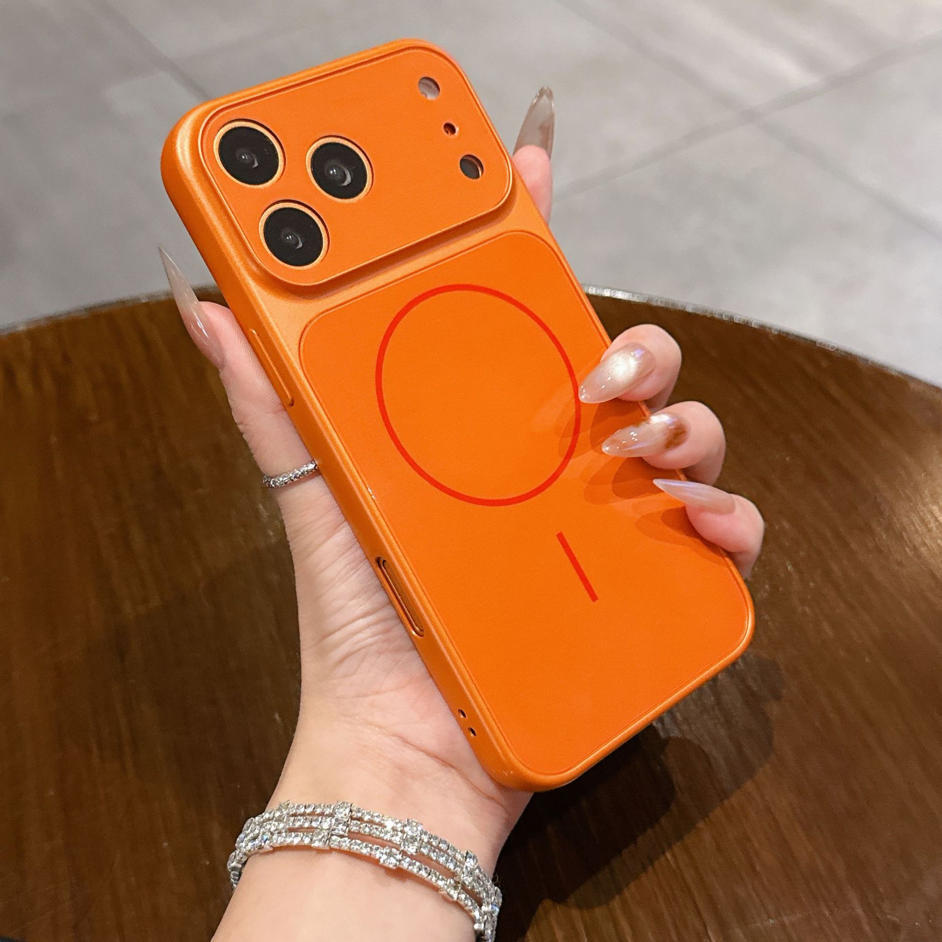 适用iPhone17康宁玻璃磁吸手机壳新款苹果16promax保护套1514防摔