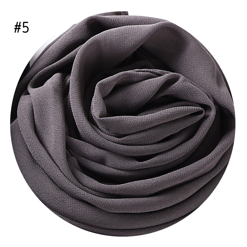 Women's Fashion Solid Color Rayon Cotton Linen Scarves display picture 5