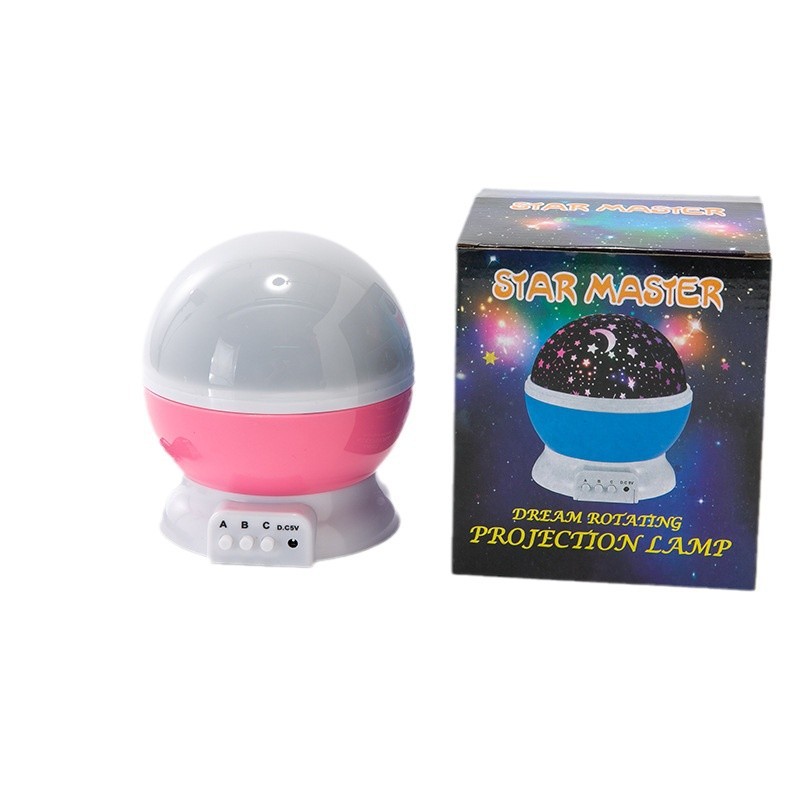LED luces de sueño románticas giratorias de proyección de estrellas USB proyector de estrellas creativo 3D luz de noche para niños