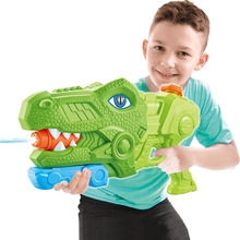 恐龙喷雾枪抽压霸王龙三角龙抖音跨境大容量儿童戏水玩具水枪