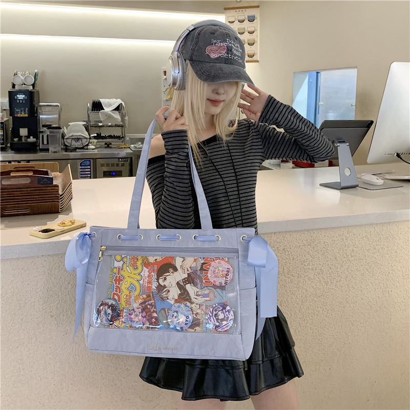 メーカー新作リボンシンプルカジュアルレディースバッグ通勤バッグハンドバッグショルダーバッグ斜め掛けバッグ女性用バッグ|undefined