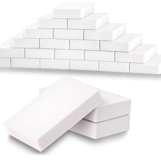 Extra-Large Eraser Sponge, Ultra-Thick Sponge, Bulk Boat-Shaped Eraser, Multi-Surface Cleaning Foam Pad