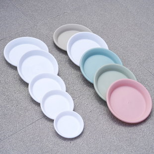 Thickened Resin Flower Pot Base Tray Large Household White Deepened Breathable Plastic Round Garden Fleshy Plate