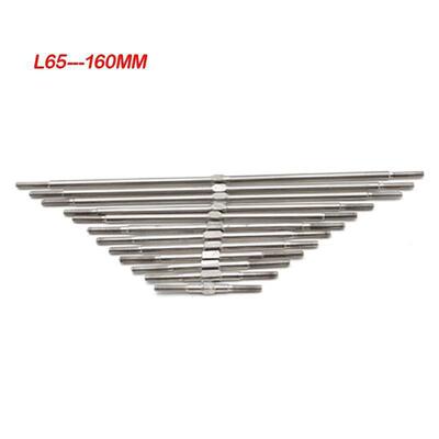 Stains steel Push Rod 40-160mm Pull Rod Threaded