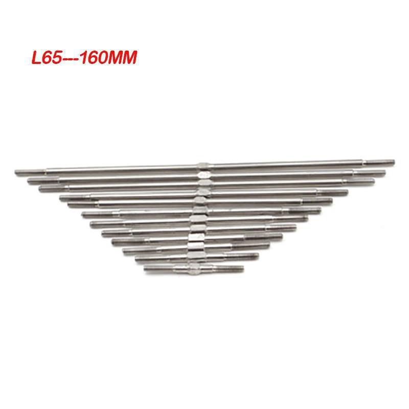 Stains steel Push Rod 40-160mm Pull Rod Threaded