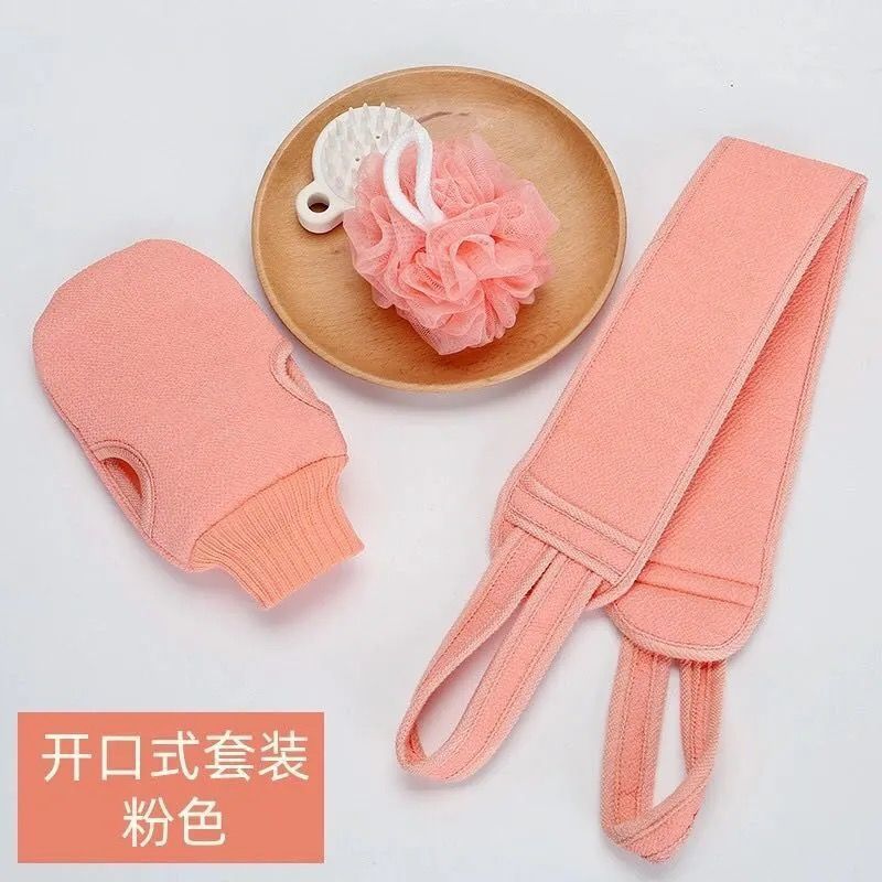 Doble cara tira de espalda toallas de espalda de toallas de espalda de toallas de baño de arena gruesa set de bola de flores de baño de toallas de toallas de baño de toallas de toallas de