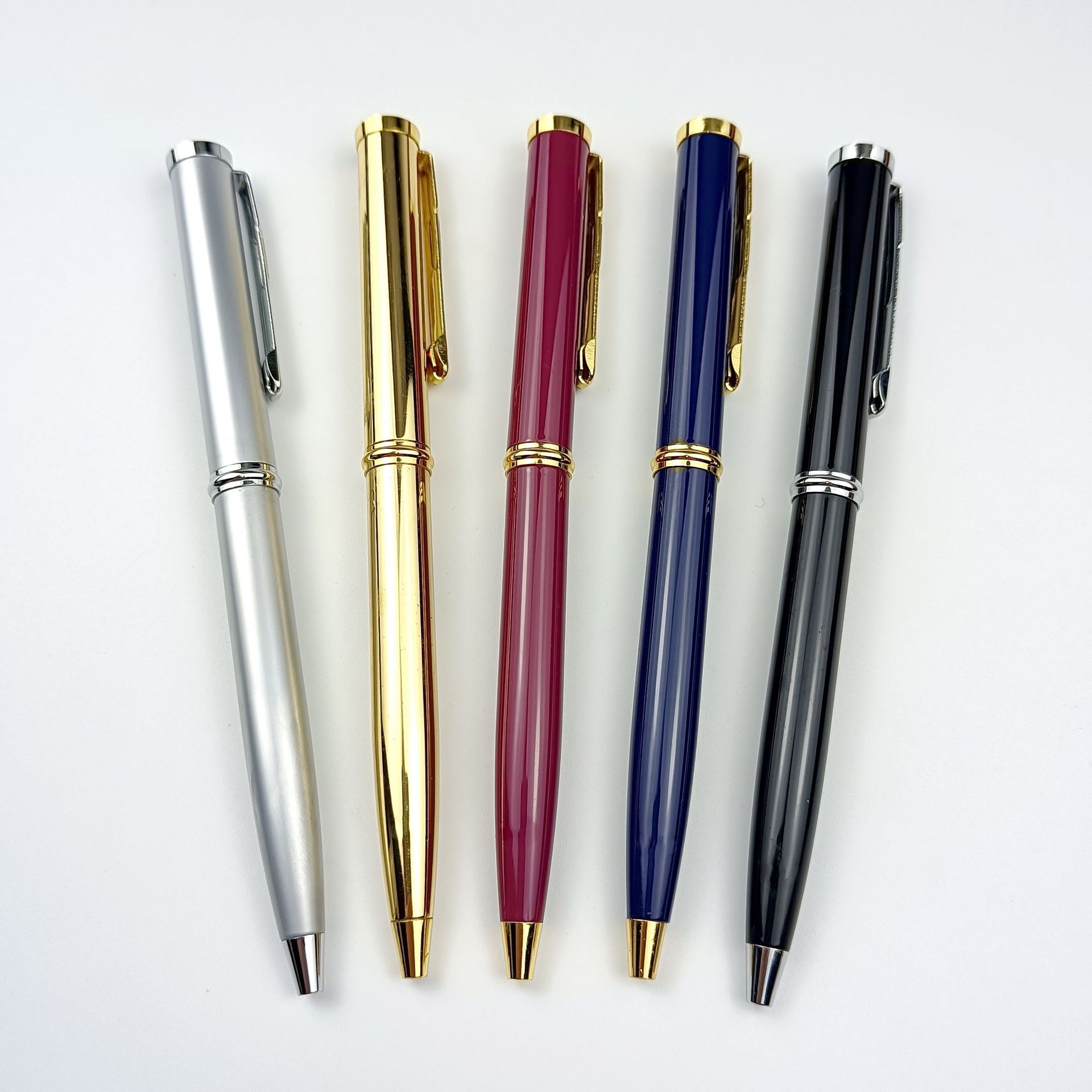 跨境创意二合一广告盖章笔圆珠笔 商务多功能金属印章笔 可做logo