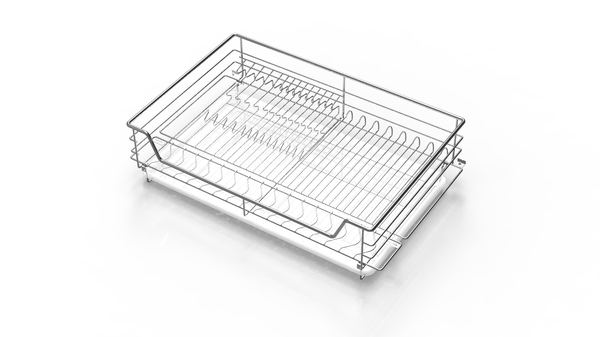 Alta platina cocina armario de cocina canasta de deslizamiento armario de cocina canasta de amortiguación cajón canasta de almacenamiento de platos estante de platos