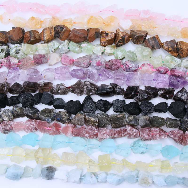 NATURAL CRYSTAL AGATE FLUORITE RAW STONE MINERAL DRILLED HOLES VERTICAL HOLES TUMBLE MINERAL IRREGULAR SHAPE DIY BEADS ACCESSORIES