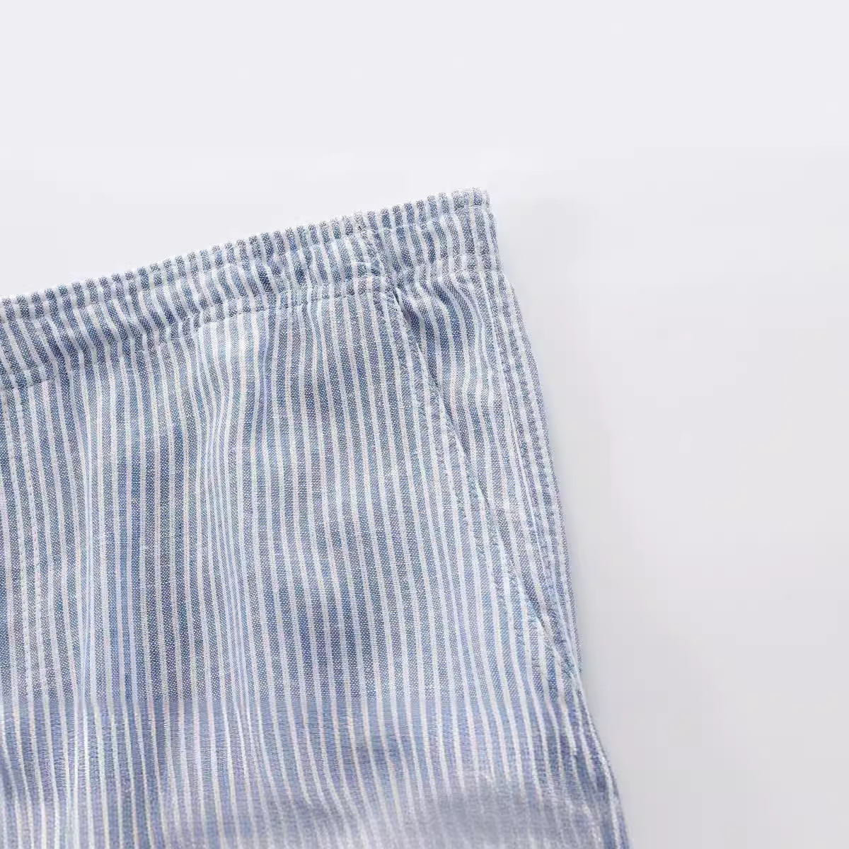 Odzież damska 2024 lato nowe spodnie w paski w stylu piżamy_voghion.com