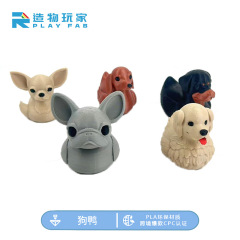 Amazonの売れ筋3Dプリント犬とアヒルシリーズクロスボーダーホットスタイル犬とアヒルシリーズハロウィンオーナメント
