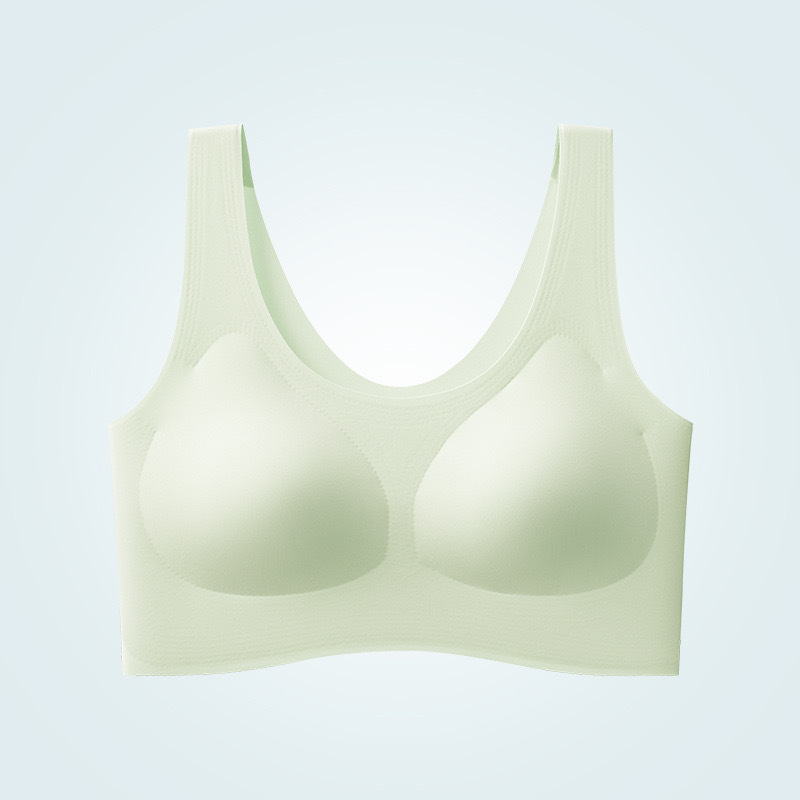 Taza fija sin marcas de belleza de espalda ropa interior para mujeres pechos pequeños colapse tipo chaleco de pecho sin anillo de acero anti-caída sujetador deportivo image 10