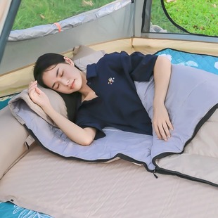 Sleeping Bag Outdoor Ultra-Light Adult Male Camping Single Spring and Summer Travel Liner Quilt Dual-Purpose Vehicle Lightweight