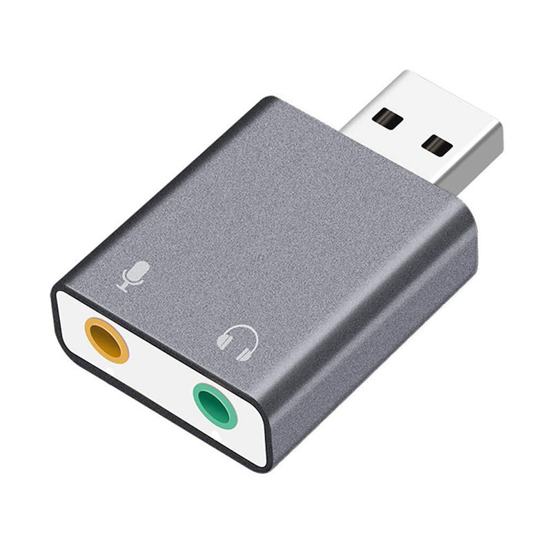 Tarjeta de sonido USB sin unidad adaptador de auriculares portátiles tarjeta de sonido externa independiente image 5