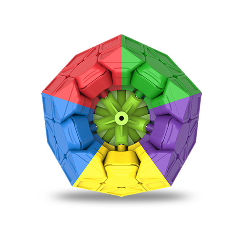 Qiyi Qiheng S third-order five-magic cube solid color Qiheng engraved version of the dodecahedron five-magic cube concave color Rubik's cube