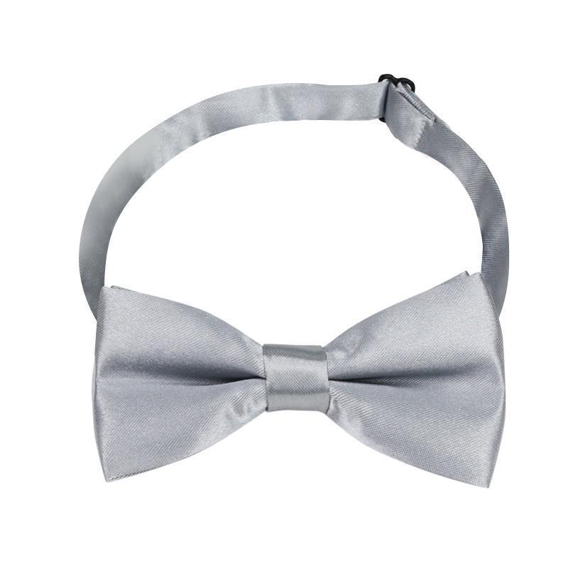 실버 어린이 나비 넥타이