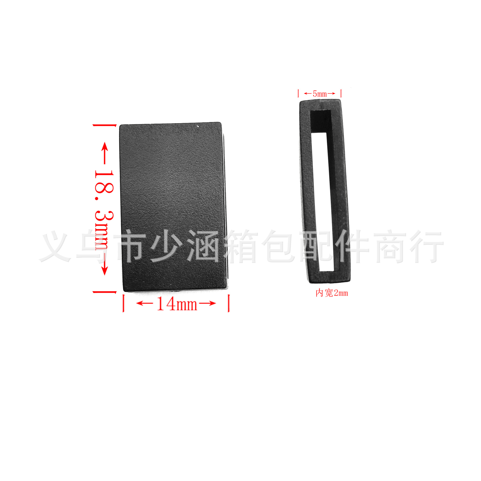 塑料织带调节束带扣