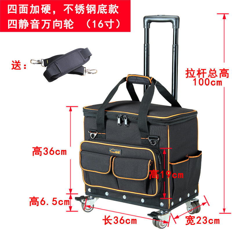 Pintado a Casa Grande multifuncional Oxford tela de reparación post-venta eléctrica bolsa de lona de hombro bolsa de herramientas de carro