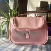 Brand waterproof handheld cosmetic bag for traveling, capacious organizer bag