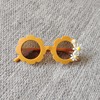 Children's sunglasses, fresh sun protection cream, cute glasses, new collection, flowered, UF-protection