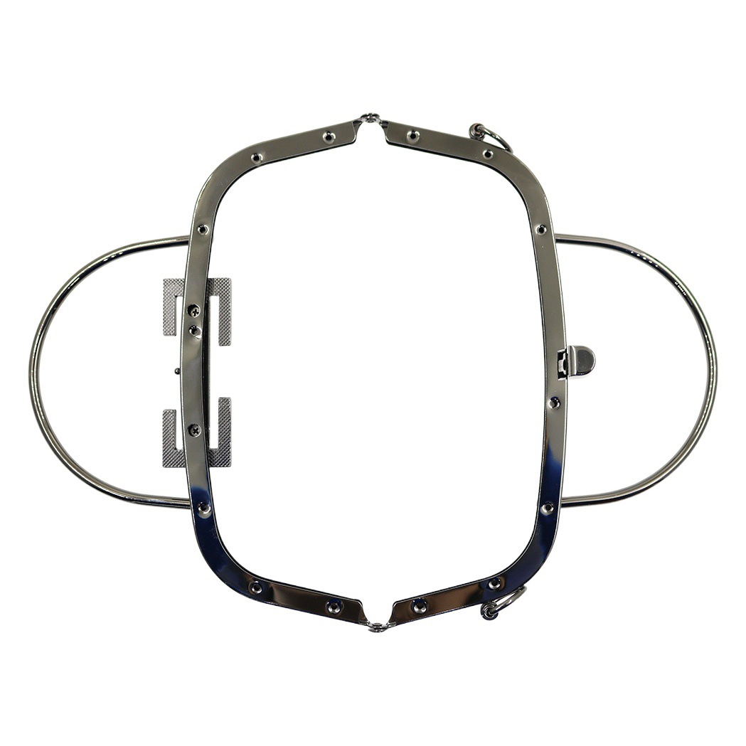 Agujero de tornillo: 20,5 cm curvo liso doble mano oro al por mayor botón de bolso