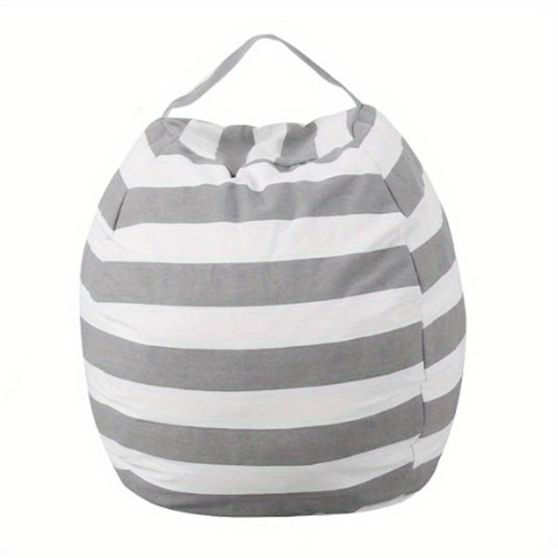 Bolsa de almacenamiento de juguetes de peluche para niños, bolsas de sofá creativas para niños, colcha de algodón de gran capacidad, cremallera, explosión transfronteriza