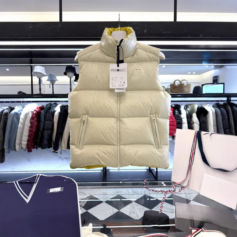 Cross-Border High-End Moncler New Model 1952 Large Logo Stand Collar down Vest Fashion Unisex Autumn and Winter Trendy Vest Cross-Border High-End Moncler New Model 1952 Large Logo Stand Collar down Vest Fashion Unisex Autumn and Winter Trendy Vest