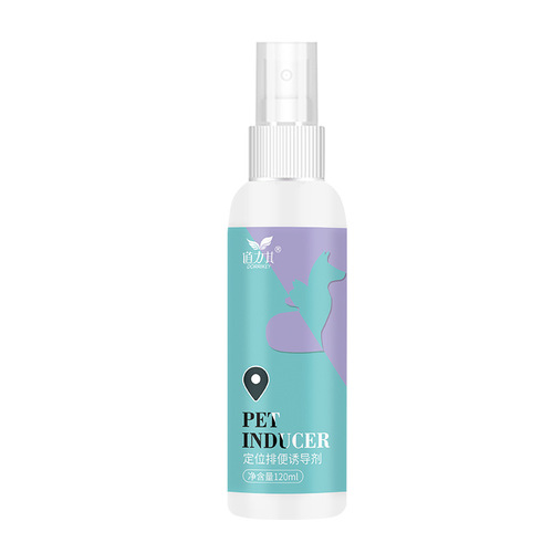 Factory direct selling pet defecation inducer 120ml dog and cat toilet inducer toilet positioning toilet training spray