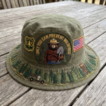 跨境VietnamVeteranCommemorativeBoonieHat越南老兵丛林帽渔夫帽