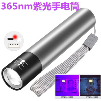 395nm Money detector lights 365nm Fluorescent agents Cosmetics Light Detection Facial mask Wash products test Flashlight Purple